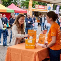 ALS-opvouwbare donatiebox